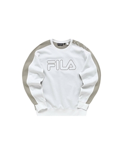 Свитшот мужской стандартный белый Fila fusion