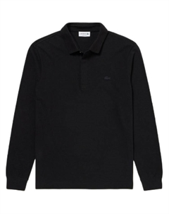 Мужская черная поло Lacoste