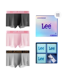 Классические трусы 101 мужские 3 шт, серый Lee