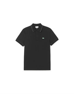 Мужская черная поло Lacoste