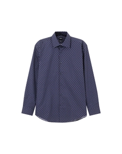 Рубашка Boss с принтом, темно-синий Hugo boss