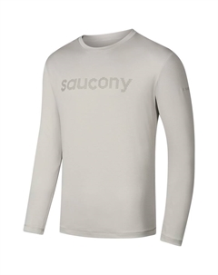 Футболка мужская дымчато-серая, серый Saucony