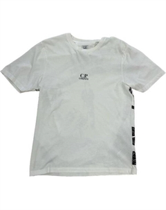 Футболка с принтом логотипа, белый C.p. company