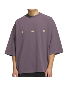 Футболка Lounge SS25 мужская фиолетовая Adidas