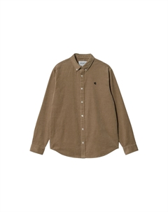 Мужская рубашка коричневого цвета Carhartt wip