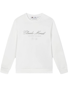 Свитшот мужской облачно-белый Cloud White Fila