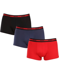 Мужские трусы 3 штуки SS24, красный Hugo boss