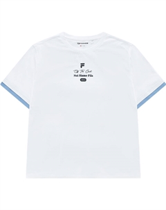 Футболка мужская стандартная белая Fila fusion