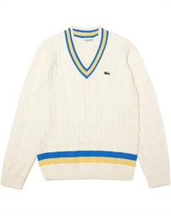 Свитер мужской белый Lacoste