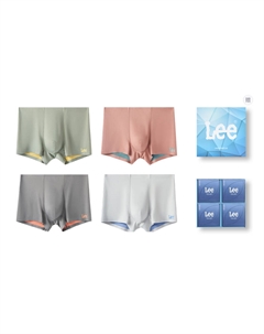 Prism Color Two трусы мужские 4 шт, белый Lee