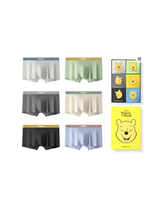 Мужские боксеры 6 штук, светло-зеленый Disney