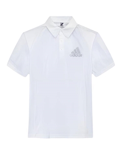 Белая поло для мужчин Adidas