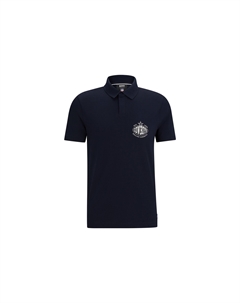 Мужская синяя поло Hugo boss