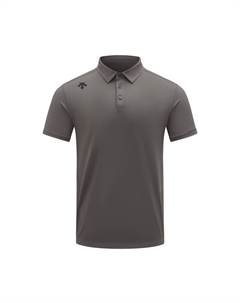 Тренировочная поло для мужчин, серый Descente