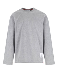 Футболка с длинным рукавом, серый Thom browne