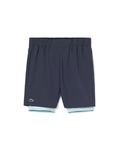 Повседневные шорты мужские темно-синие Lacoste