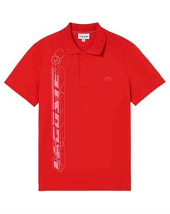 Мужская поло, красный Lacoste