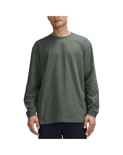 Тяжелая футболка для мужчин, зеленый Lululemon