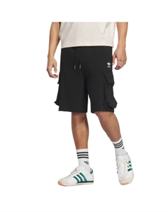 Грузовые шорты мужские черные Adidas originals