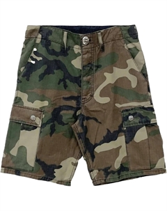 Камуфляжные карго-шорты, зеленый Chrome hearts