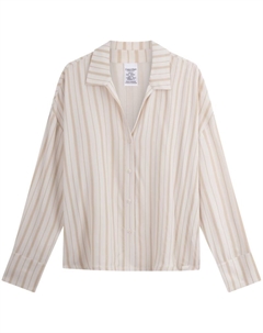 Женская пижамная блузка, бежевый Calvin klein