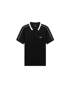 Мужская черная поло Hugo boss