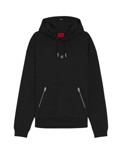 Худи с логотипом, черный Hugo boss