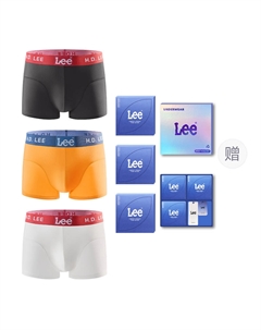 Классические трусы 101 мужские 3 шт, белый Lee