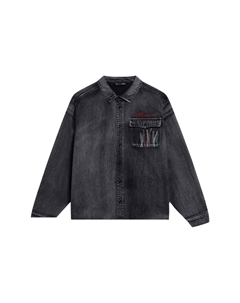 Мужская черная рубашка Li-ning