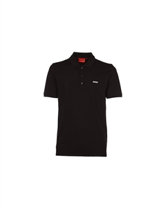 Мужская черная поло Hugo boss