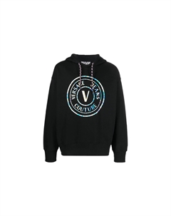 Худи с логотипом, черный Versace jeans couture