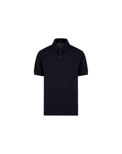 Мужская поло темно-синего цвета Emporio armani