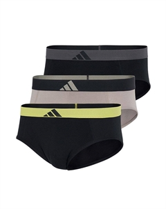 SS25 Трусы мужские 3 шт, черный/бежевый Adidas