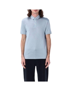 Джерси поло Asv, светло-голубой Emporio armani