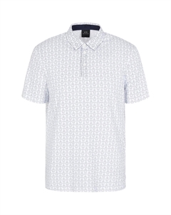 Футболка-поло AE мужская белая Armani exchange