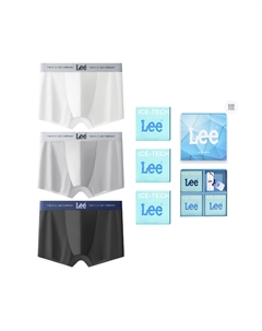 Трусы Cordura мужские боксеры 3 шт, белый Lee