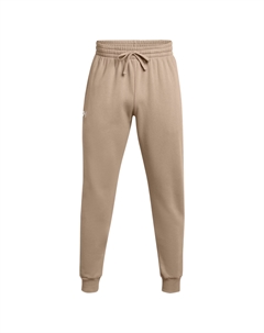 Мужские брюки rival fleece, белый Under armour