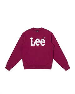 Бордовый мужской свитшот Lee