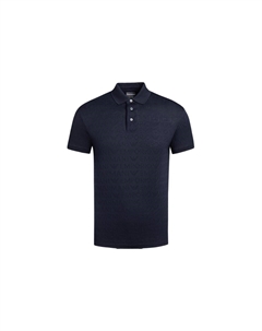 Мужская поло темно-синего цвета Emporio armani