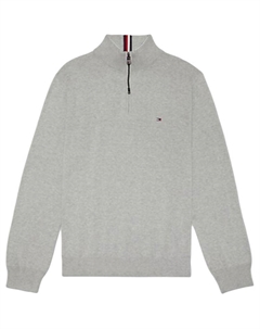 Трикотажный свитер светло-серый Tommy hilfiger