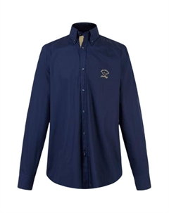 Рубашка с вышитым логотипом, синий Paul & shark