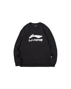 Свитшот мужской черный/стандартный белый Li-ning
