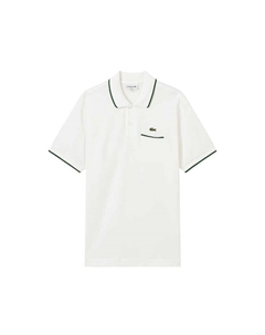 Карманная поло, белый Lacoste