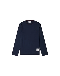 Round neck Knit Jumper, темно-синий Thom browne