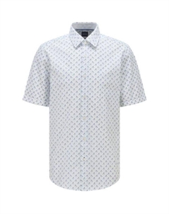 Мужская рубашка светло-голубого цвета Hugo boss