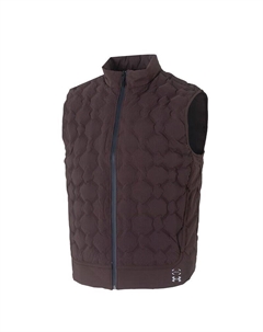 Мужская коричневая пуховая жилетка Under armour