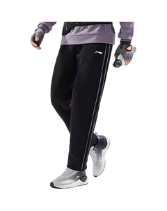 Трикотажные спортивные штаны мужские черные Li-ning