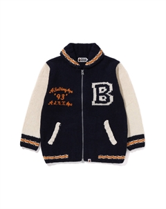 Bape кардиган cowichan, темно-синий A bathing ape®