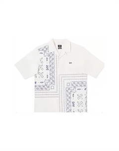 Рубашка мужская молочно-белая Lee