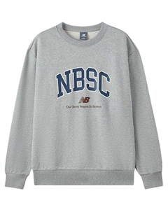 Серый мужской свитшот New balance